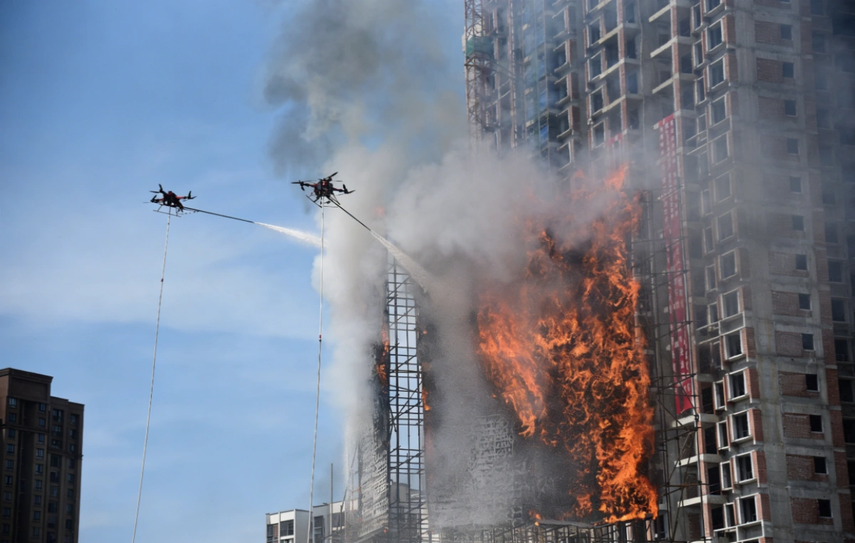 Urban High-Rise apoyo contra incendios & rescate